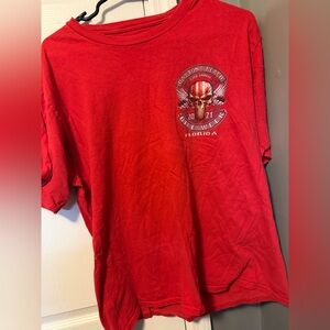 Daytona Beach Red Graphic Men's T-Shirt
